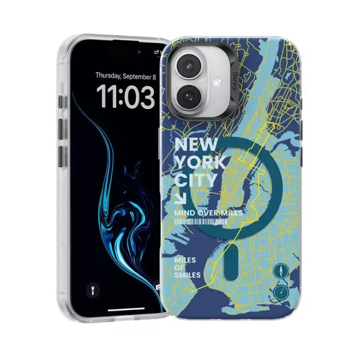 Benks Magnetic City New York Case for Iphone 16 Plus