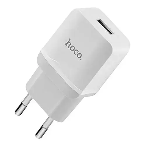Hoco Premium Smart C22A Universāls 2.4A Tīkla Lādētājs USB Balts