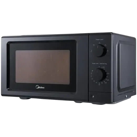 Power 700 W, Volume: 19 l, Control: mechanical,  Turntable material: Glass, Homogeneous cooking, Eco-friendly, 10 Years warranty on Magnetron,  Product dimension: 422*329*237,5 mm, Color: Black