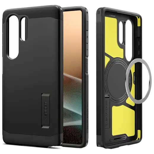 Etui Spigen Tough Armor MagSafe do        Samsung Galaxy S25 Ultra czarny