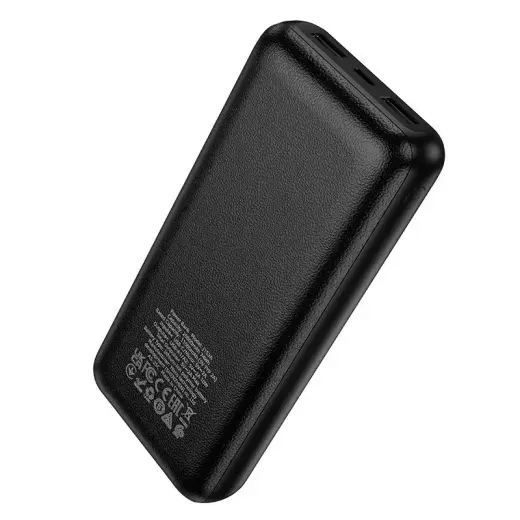 Hoco J153A Stability ārējais akumulators (powerbank) | 20 000 mAh | 10W | LED ekrāns | melns