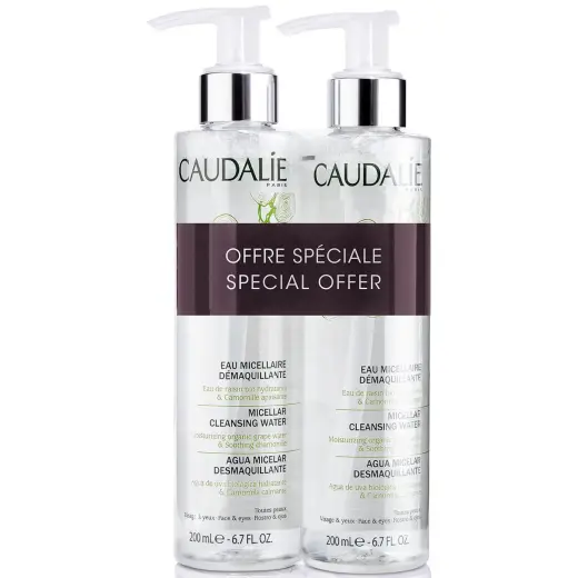 Set Duo, Caudalie, Caudalie, Cleansing, Micellar Water, For All Skin Types, 2 pcs, 200 ml