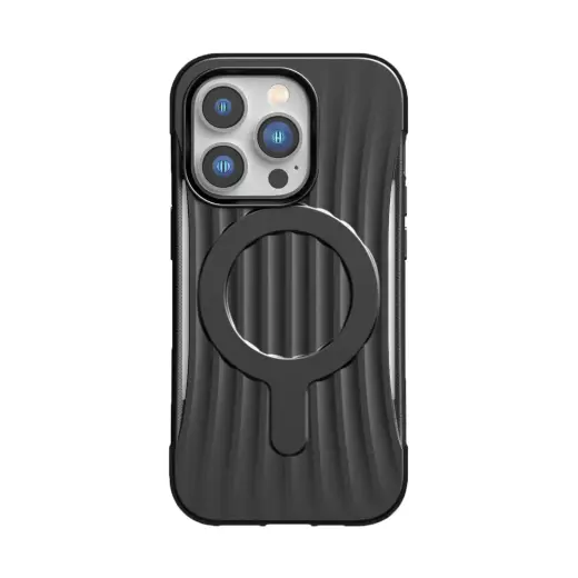 Raptic Clutch telefono dėklas su MagSafe palaikymu iPhone 14 Pro juodas