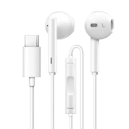 USAMS Stereo Headphones EP-34 USB-C white HSEP3401 (US-SJ323)