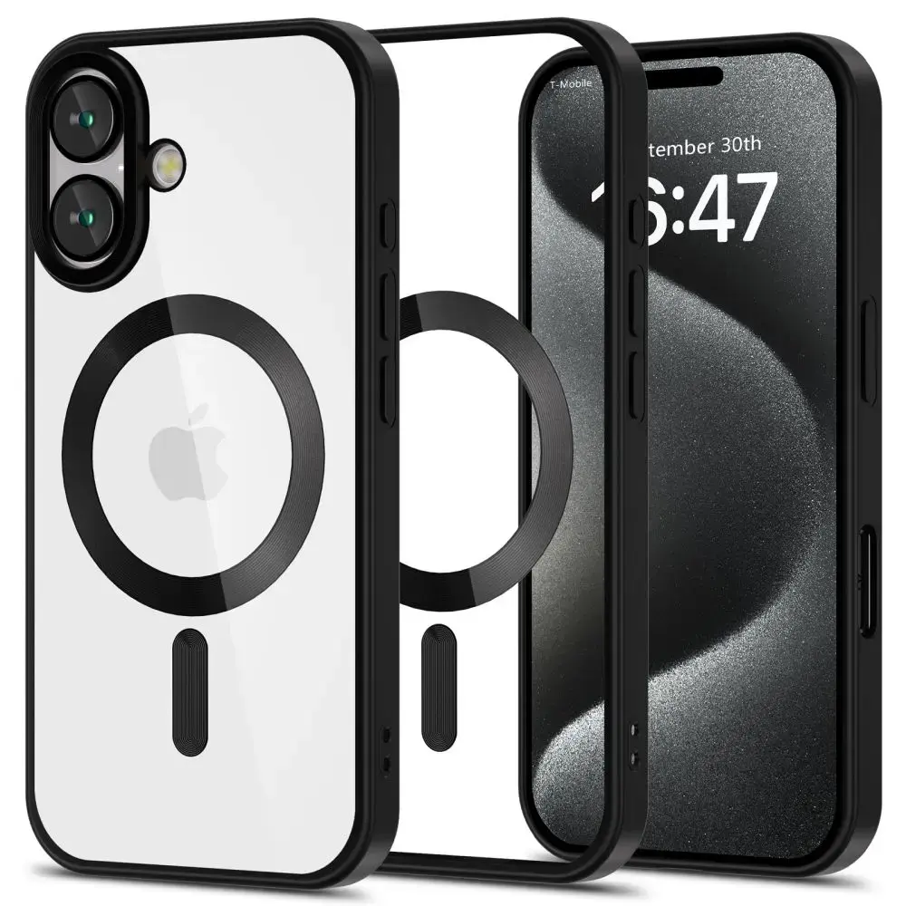 TECH-PROTECT MAGFLEX MAGSAFE IPHONE 16 SATĪNA MELNS