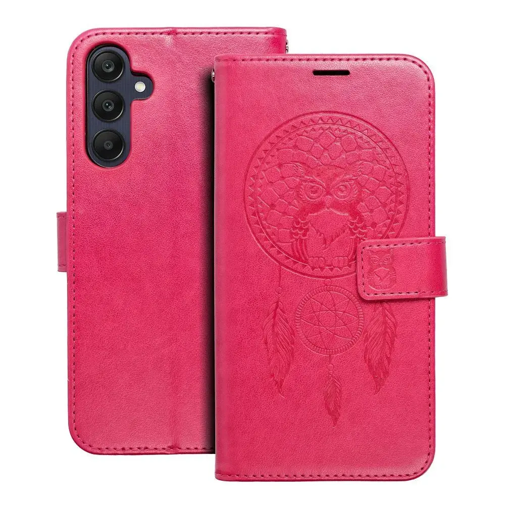 MEZZO dreamcatcher raamatutüüpi telefoni ümbris Samsung Galaxy A25 (A256) roosa