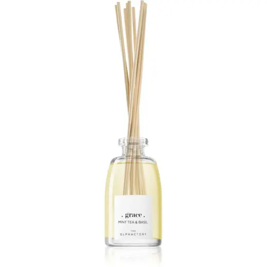 The Olphactory, Grace Mint Tea & Basil, Fragrance Sticks, Aroma Reed Diffuser, 250 ml