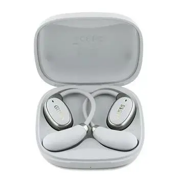 Guess Satin Classic Logo OWS Wireless Earphones Beige