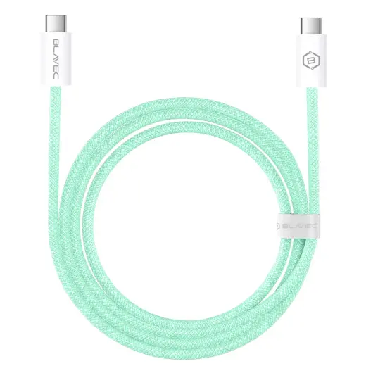 Blavec Candy провод для передачи данных и зарядки | USB-C на USB-C | 60W | 3м | зеленый