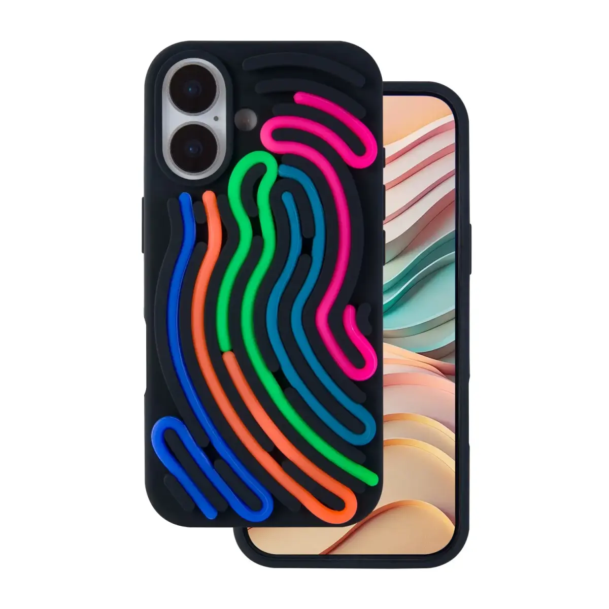 DIY Snake maciņš telefonam iPhone 17 melns