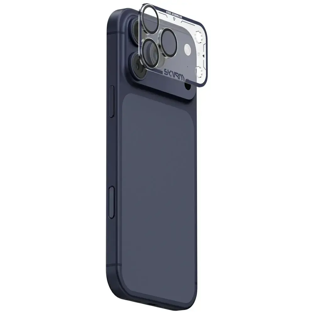 Camera Lens Glass Skinarma Magma Full Matte for iPhone 17 Pro Max blue