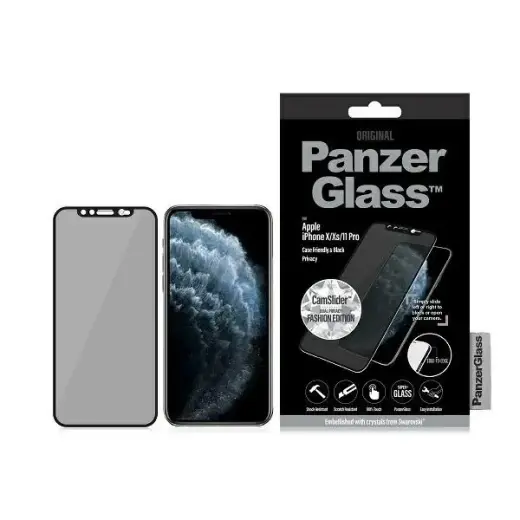 PanzerGlass Super+ защитное стекло для телефона iPhone X | iPhone XS | iPhone 11 Pro черный