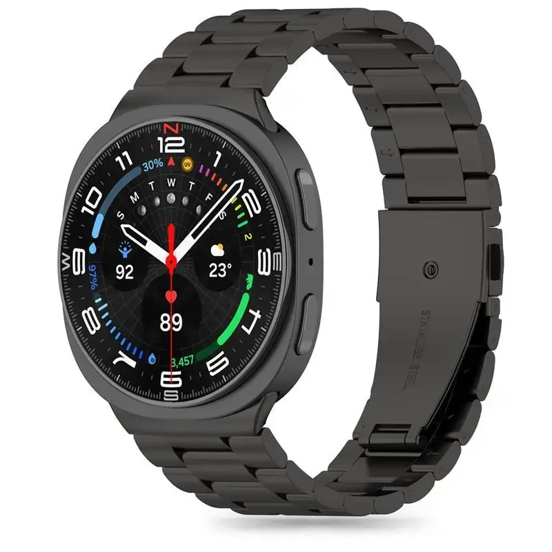 TECH-PROTECT STAINLESS SAMSUNG GALAXY WATCH 8 | CLASSIC (40 | 44 | 46 MM) BLACK