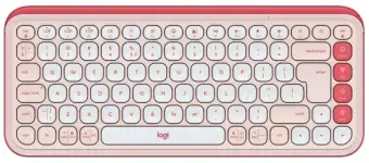 Klaviatūra Logitech POP ICON KEYS OFF White Rose US