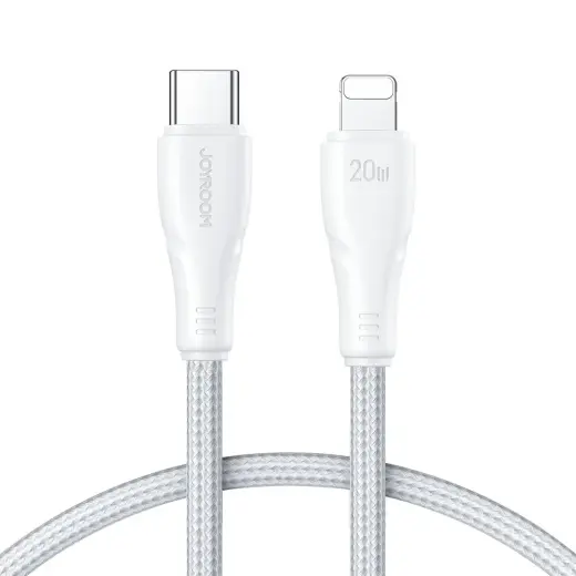 Joyroom USB C - Lightning 20W Surpass Series cable for fast charging and data transfer 1.2 m white (S-CL020A11)