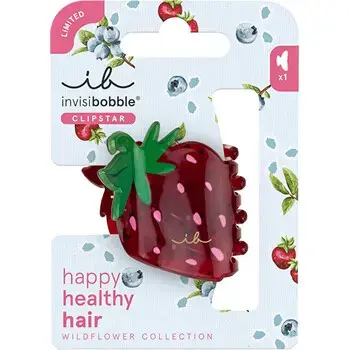 Invisibobble Clipstar Wildflower Berry Brighter M - Skřipec do vlasů