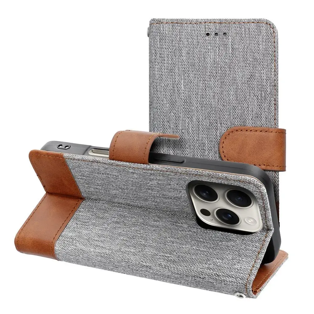 JEANS Book for IPHONE 16e (SE 4 2025) gray