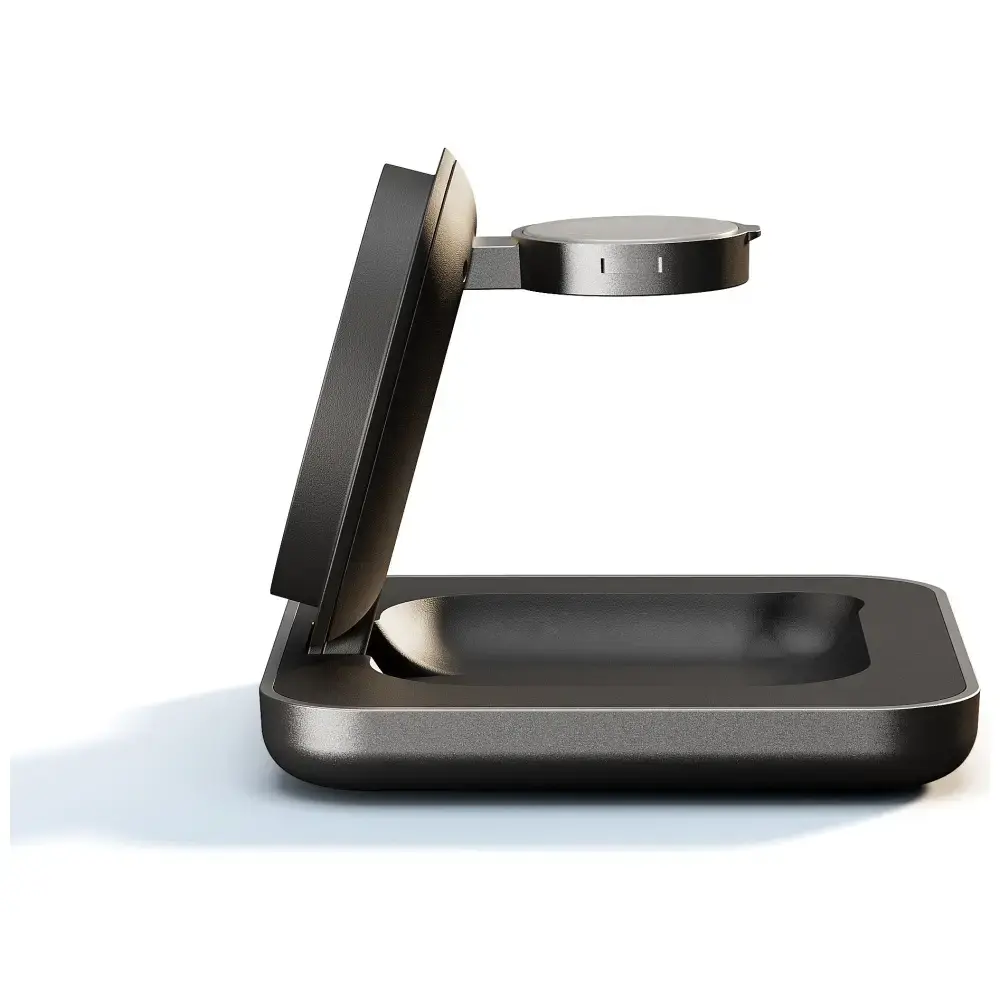 Zens Nightstand Charger Pro 2 2-in-1 bezvadu lādētājs | Qi 2 | Saderīgs ar MagSafe | 15W