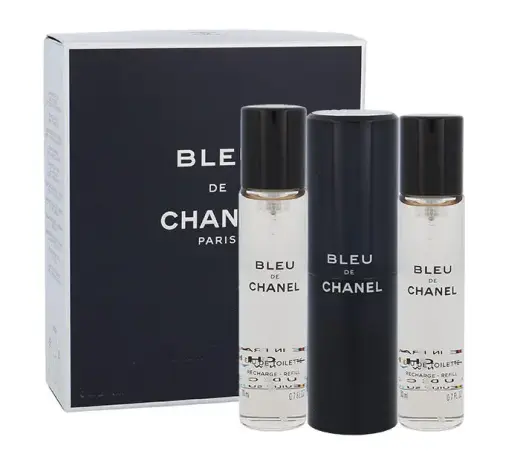 Chanel Bleu de Chanel 3x 20ml Twist and Spray Eau de Toilette 20 ml