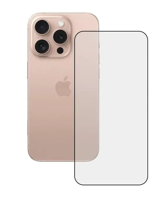 Fusion full glue 5D aizsargstikls telefonam iPhone 16 Plus melns