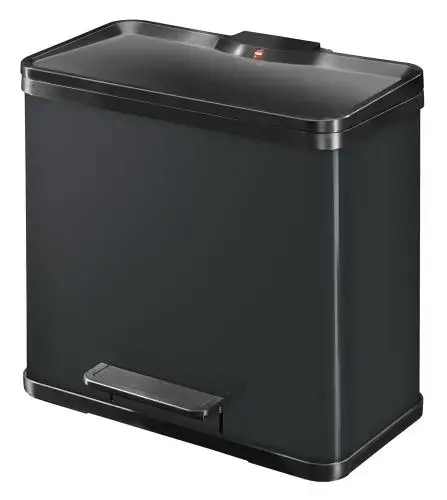 Контейнер для сортировки отходов с педалью Öko trio Plus L / 3x9L / черный