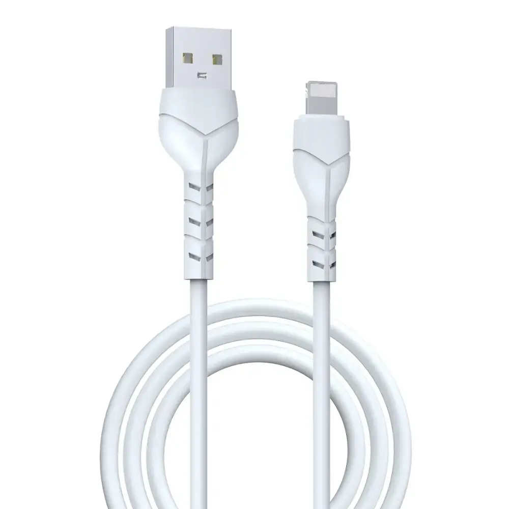 Devia Kintone EC143 datu pārraides un uzlādes vads | USB-A uz Lightning | 10.5W | 1m | balts