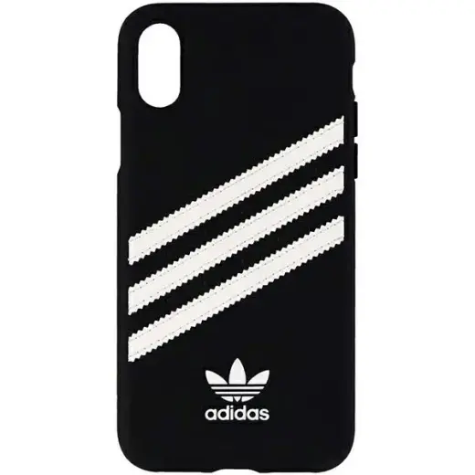 Adidas OR US Moulded Case PU iPhone XR czarno-biały|black-white 33259