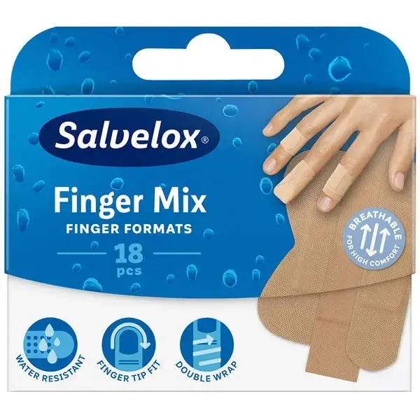 SALVELOX Finger Mix Plasters 18 Units