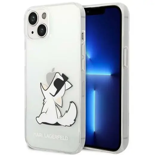 Karl Lagerfeld KLHCP14SCFNRC iPhone 14| 15 | 13 6,1" hardcase ransparent Choupette Fun