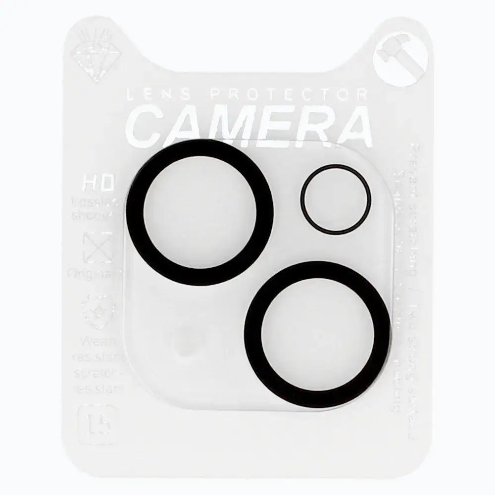 Tempered Glass HARD SILK PRINT for camera (LENS) for Iphone 13/13 Mini (island)