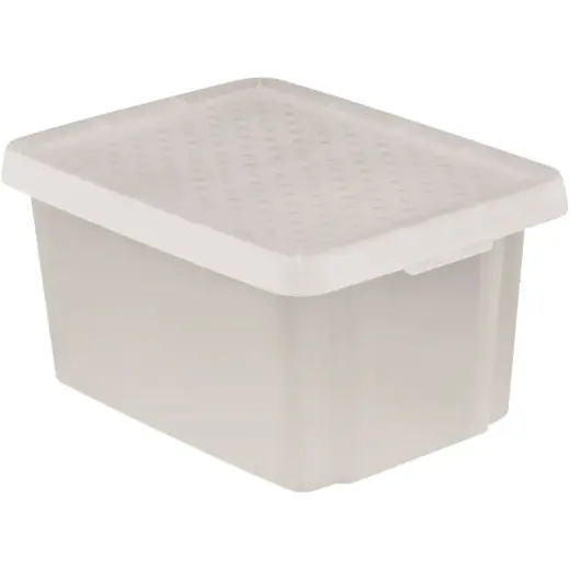 Kaste ar vāku Essentials 16L 30x39x21cm caurspīdīga