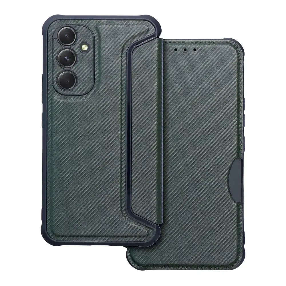 RAZOR grāmatveida maciņš telefonam Samsung Galaxy A54 5G (A546) zaļš