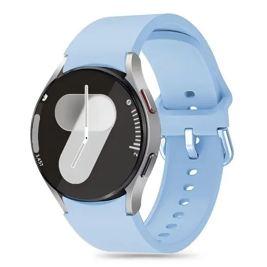 СИЛИКОНОВЫЕ ЧАСЫ SAMSUNG GALAXY WATCH 4 | 5 | 5 PRO | 6 | 7 | FE SKY BLUE