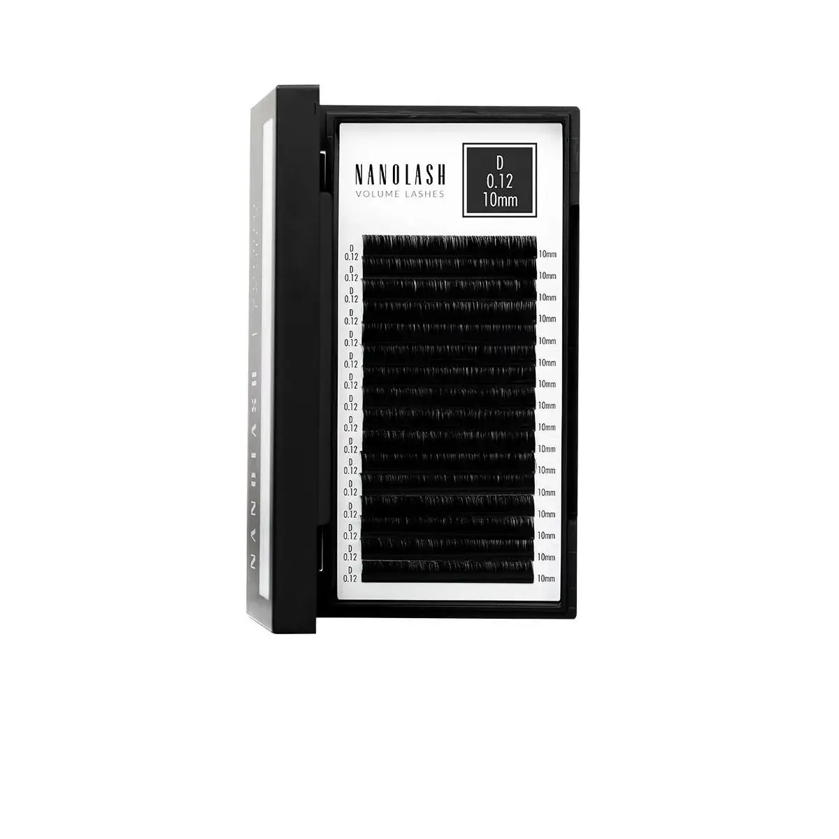 Nanolash - Volume Lashes Pestanas Postizas 012 D 10 Mm 1 U