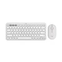 LOGITECH Pebble 2 Bluetooth Keyboard Combo - TONAL WHITE - US INT'L