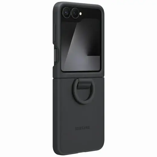 Etui Samsung Silicone Case do Galaxy Z    Flip7 FE | Z Flip6 czarny