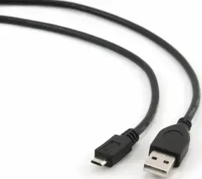 Gembird data transfer and charging cable | USB-A to Micro USB | 0.5m | black