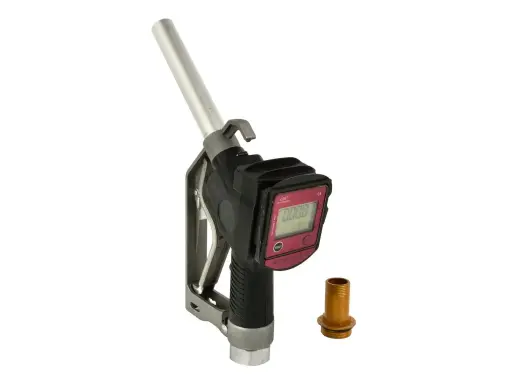 Fuel Nozzle With LCD Digital Flow Meter