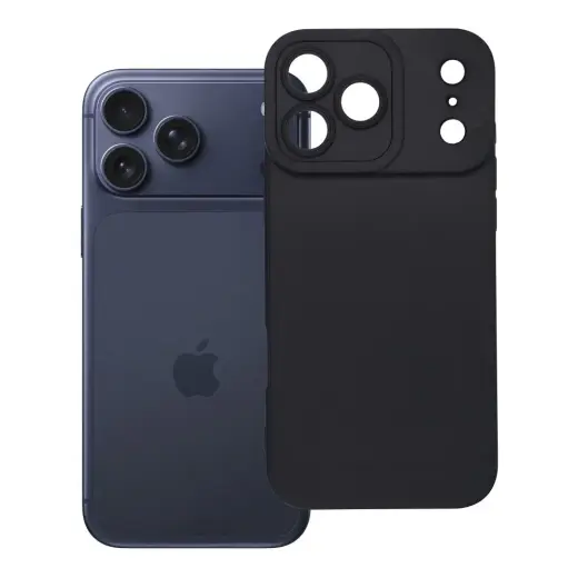 Case for iPhone 17 Pro Max / 18 Pro Max (low camera edge) Matt 2.0 black