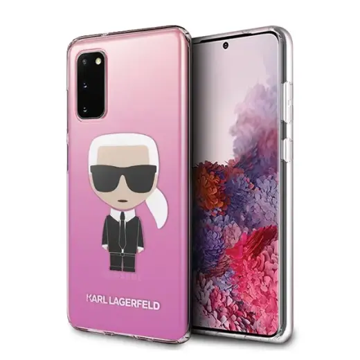 Karl Lagerfeld KLHCS62TRDFKPI S20 G980 różowy|pink Karl Ikonik