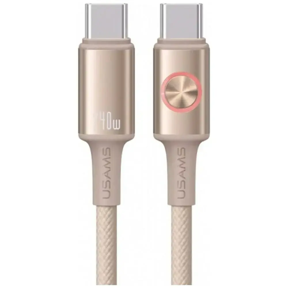 USAMS Huan Series SJ751 datu pārraides un uzlādes vads | USB-C uz USB-C | 240W | 1.2m