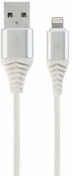 Gembird data transfer and charging cable | USB-A to Lightning | 2m | silver, white