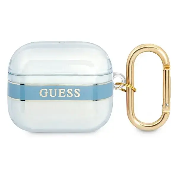 Guess GUA3HHTSB AirPods 3 cover niebieski|blue Strap Collection