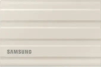 Ārējais SSD disks Samsung T7 Shield 1TB Beige