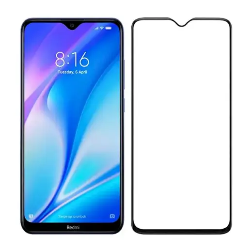 Fusion Full Glue 5D Защитное стекло на весь экран с рамкой для телефона Xiaomi Redmi 8 | Xiaomi Redmi 8A черное