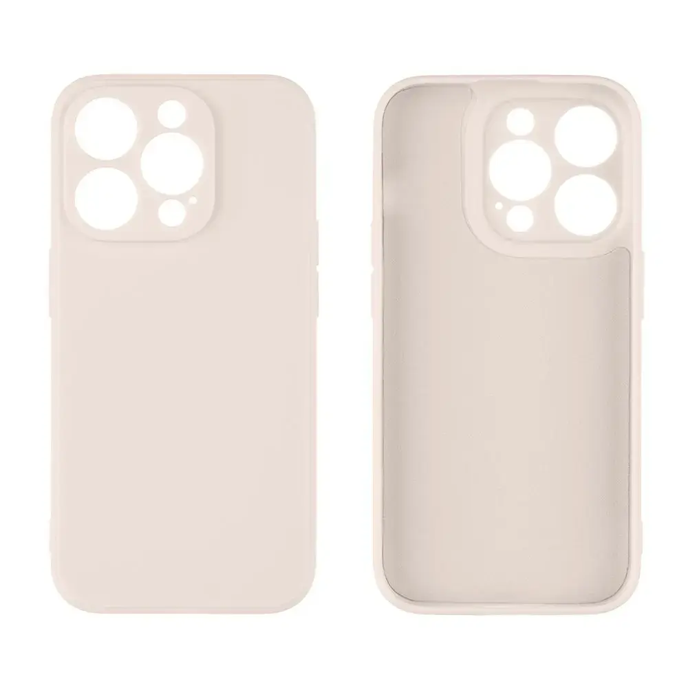 OBAL:ME Matte TPU Case for Apple iPhone 15 Pro Beige