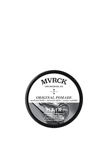 Paul Mitchell MVRCK by MITCH Original Pomade for Men  Medium Hold  Natural Shine Finish  Water-Soluble  for All Hair Types  3 Oz