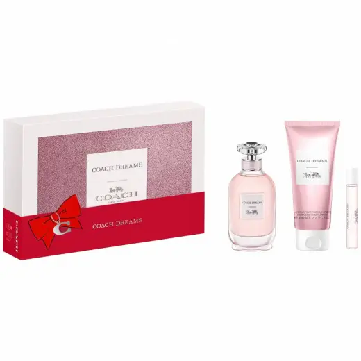 Set Coach: Dreams, Eau De Parfum, For Women, 90 ml + Dreams, Eau De Parfum, For Women, 10 ml + Dreams, Body Lotion, All Over The Body, 100 ml