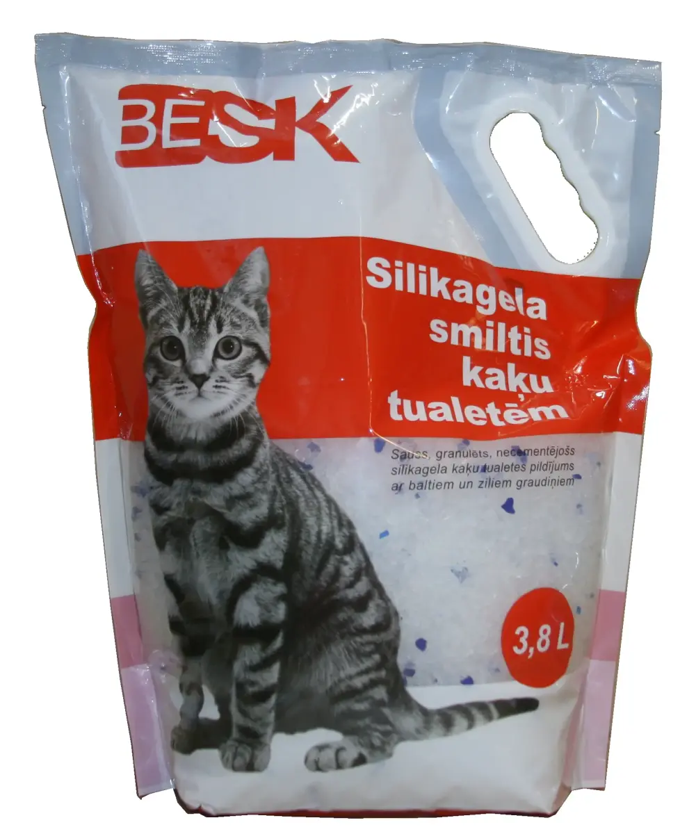 Smiltis kaķiem silikona 3.8l