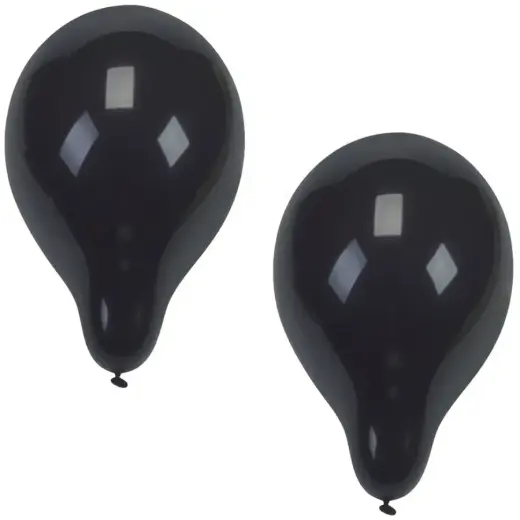 Baloni 25cm melni, 10gb